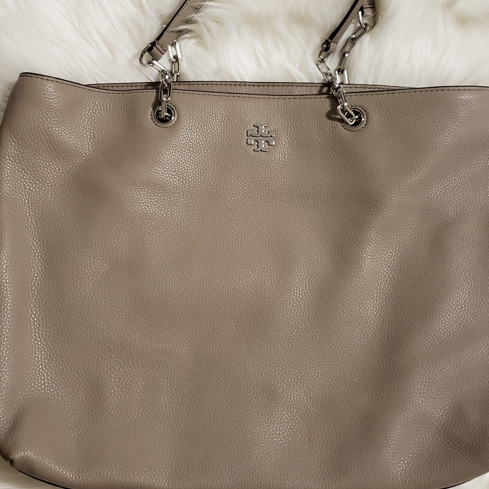 Tory Burch Taupe Tote Bag